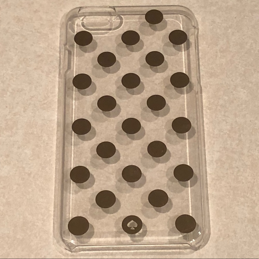 Gold Polka Dot Kate Spade iPhone 6/6s Plus Case